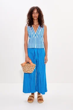 Arroarro sleeveless poplin top