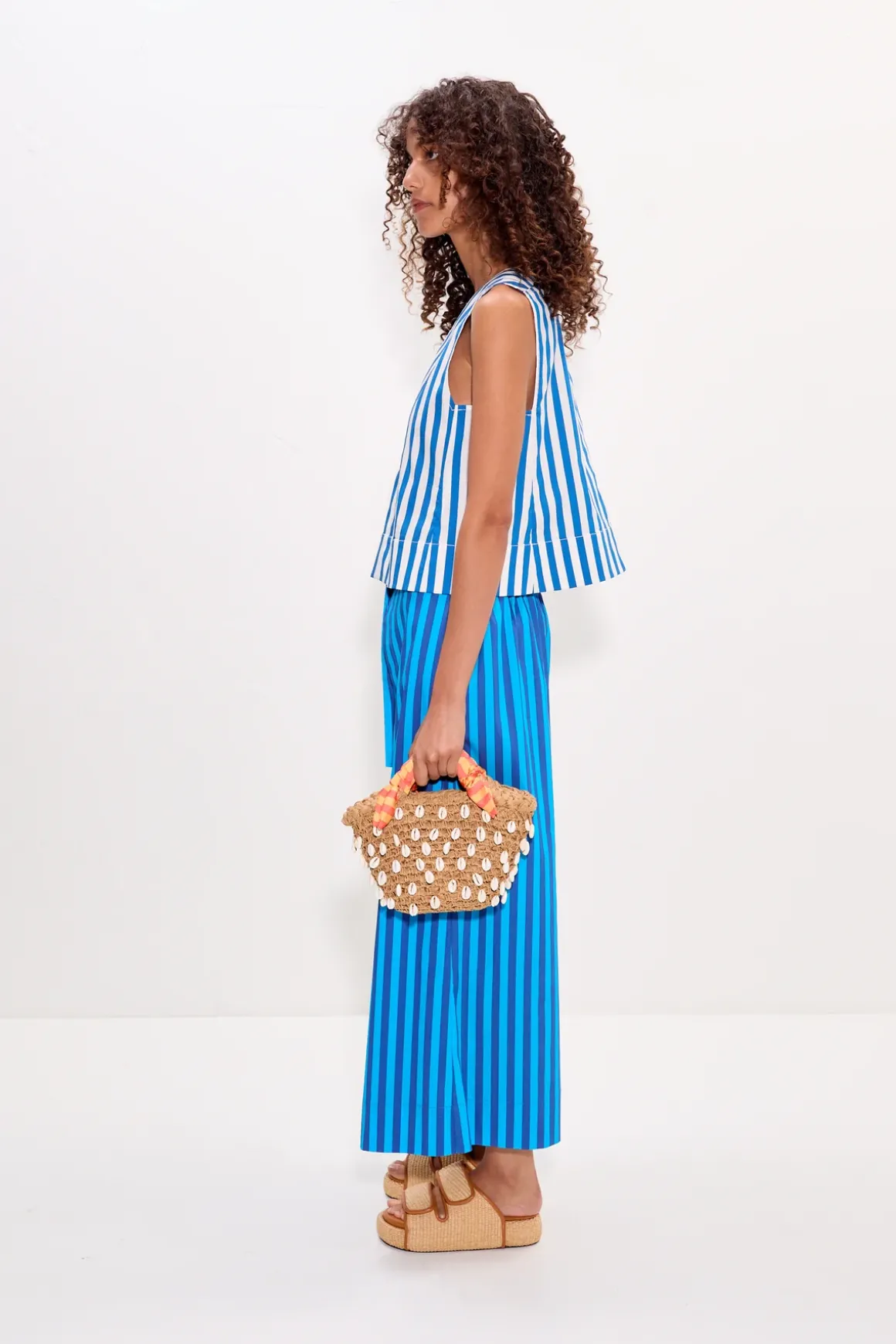 Arroarro sleeveless poplin top