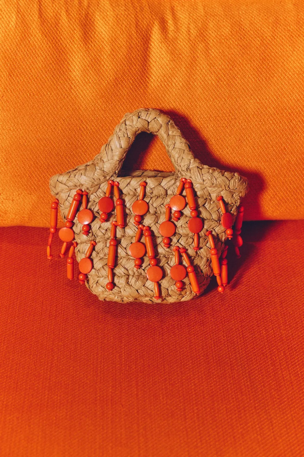 Beadedbeaded shelly bag