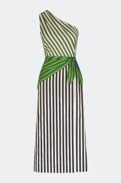Belembelem poplin midi dress