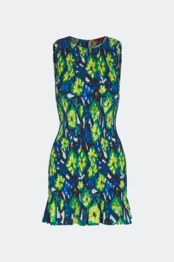 Bellebelle smocked mini dress