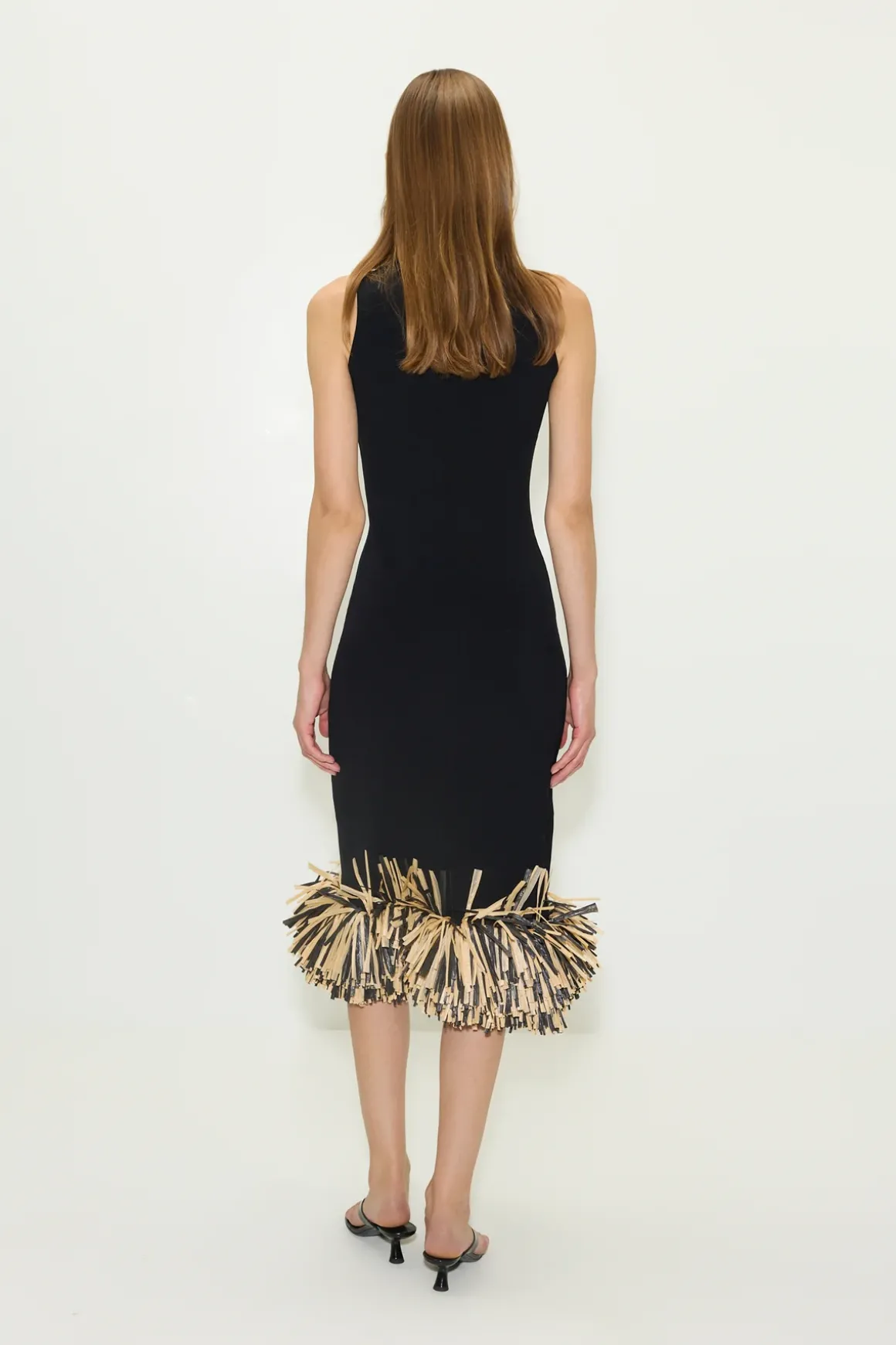 Boaboa raffia midi dress