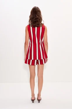 Deldel mar linen vest
