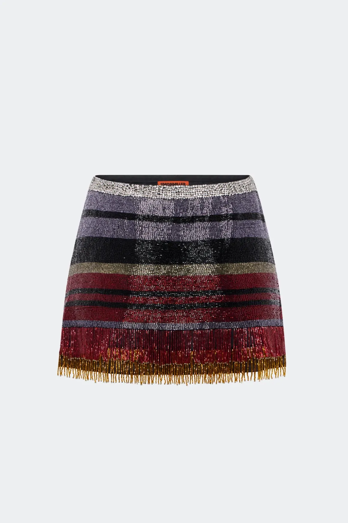 Inessainessa crystal beaded skirt