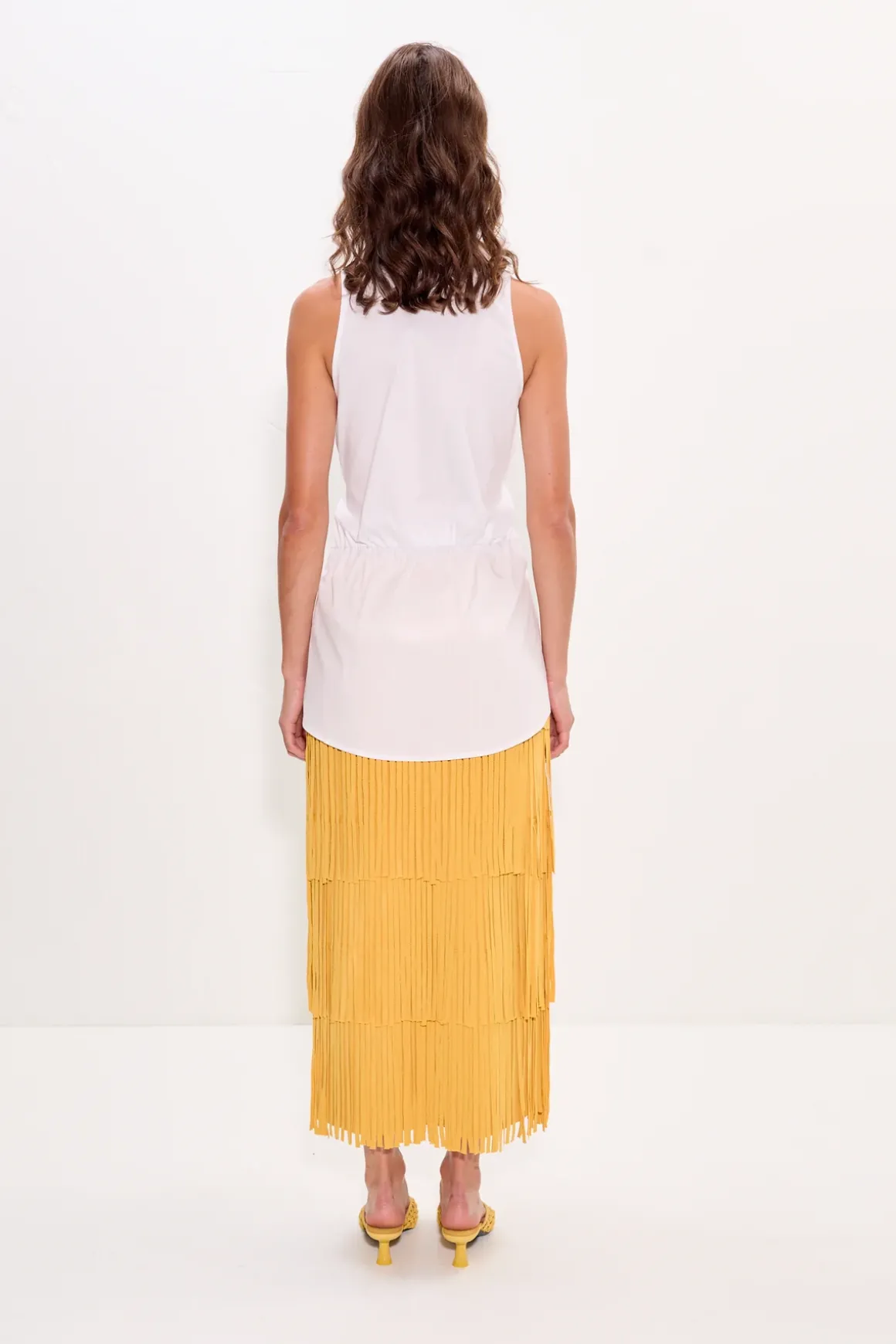 Innainna sleeveless poplin top