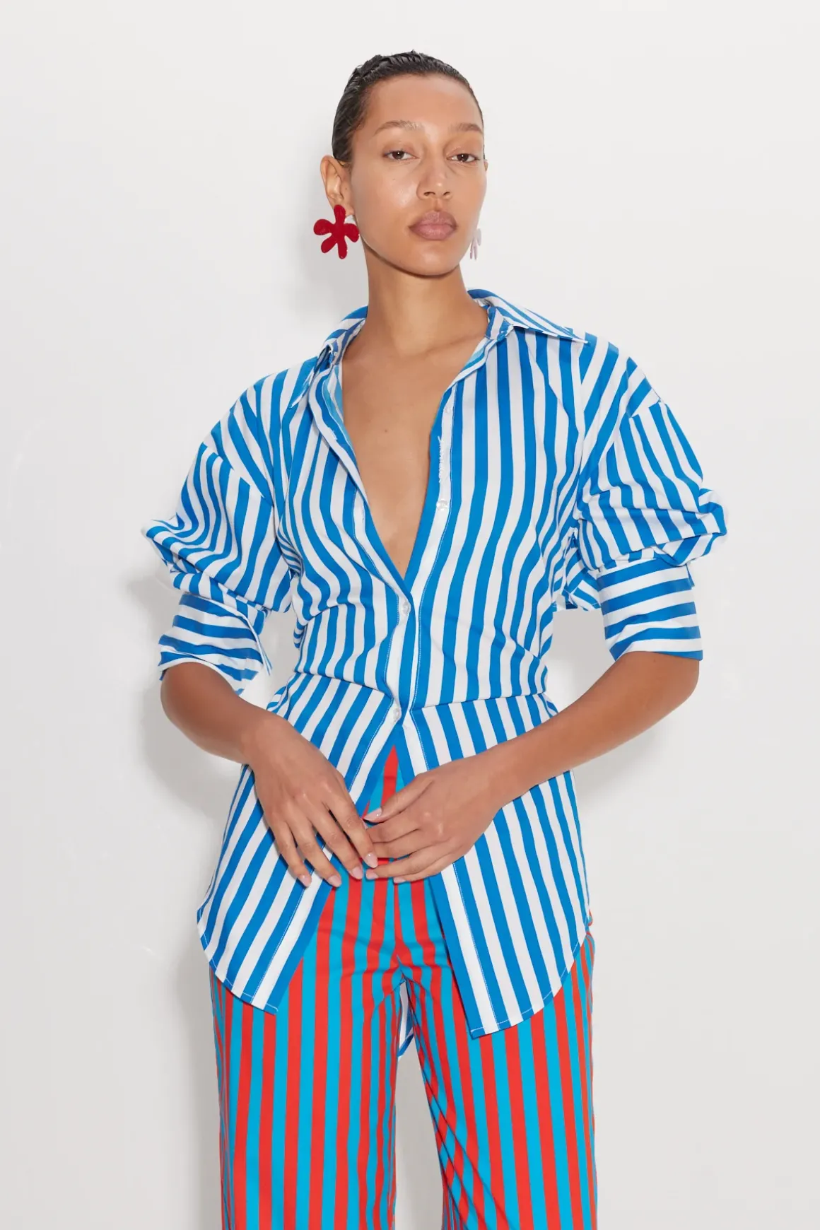 Lochloch poplin button up