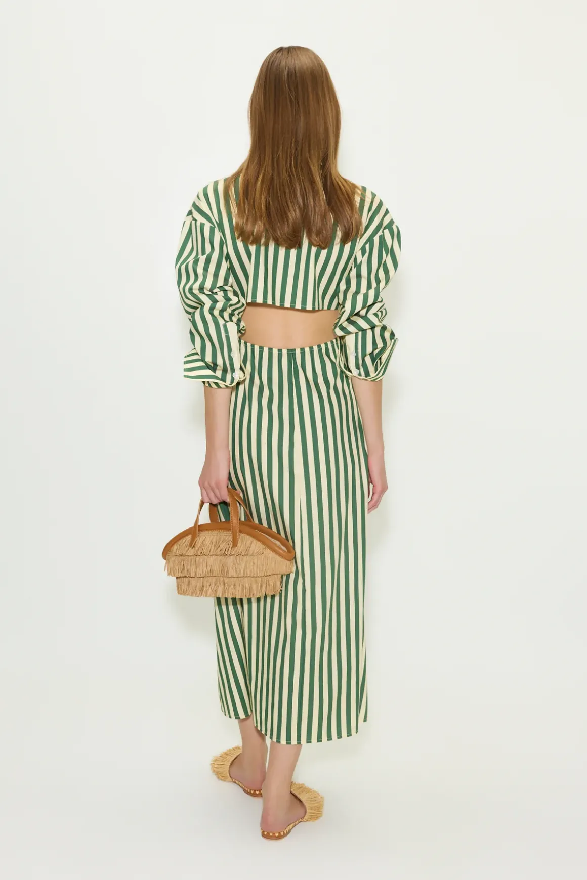 Lochloch poplin maxi dress