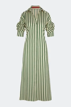 Lochloch poplin maxi dress