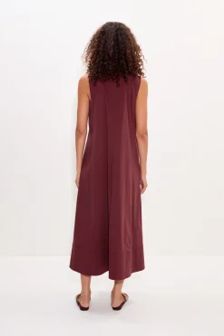 Marmar crochet poplin dress