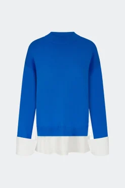 Pippip poplin combo sweater