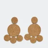 Raffiaraffia deco earring