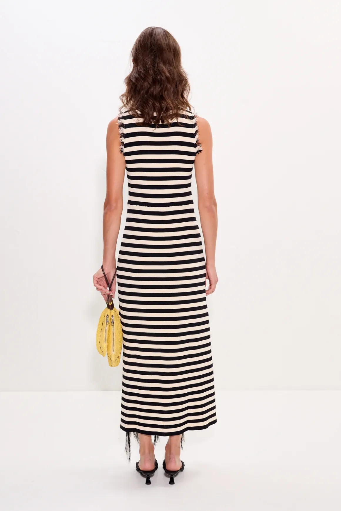 Sabinesabine fringe knit dress