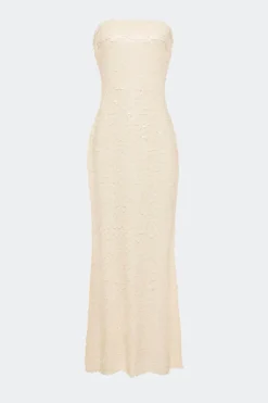 Sculptysculpty strapless sequin dress