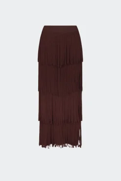 Zaza za knit fringe skirt