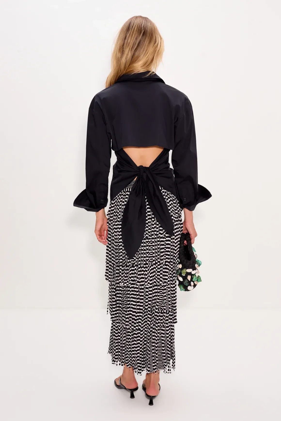 Zaza za knit fringe skirt