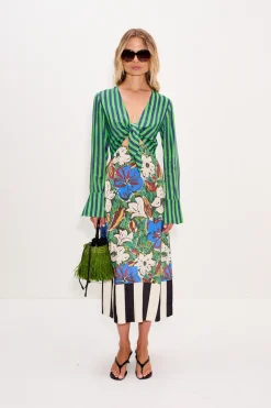 Zelenezelene maxi dress