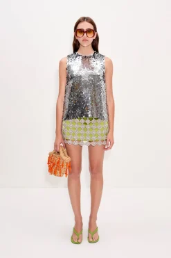 Zerazera crochet mini skirt